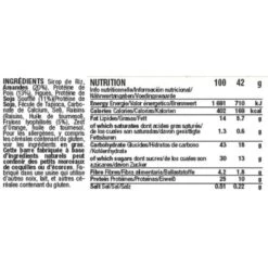 15 Barres Protéinées Aux Céréales - Véganes - 42g - Amande/Fraise -Magasin De Sport 15 barres proteinees aux cereales veganes 42g amandefraise 3