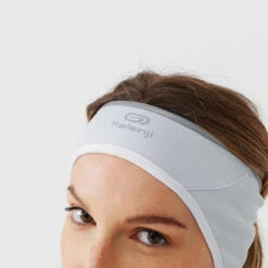 Bandeau Running Chaud Homme Femme -KIPRUN Warm + Gris Clair -Magasin De Sport bandeau running chaud homme femme kiprun warm gris clair 3