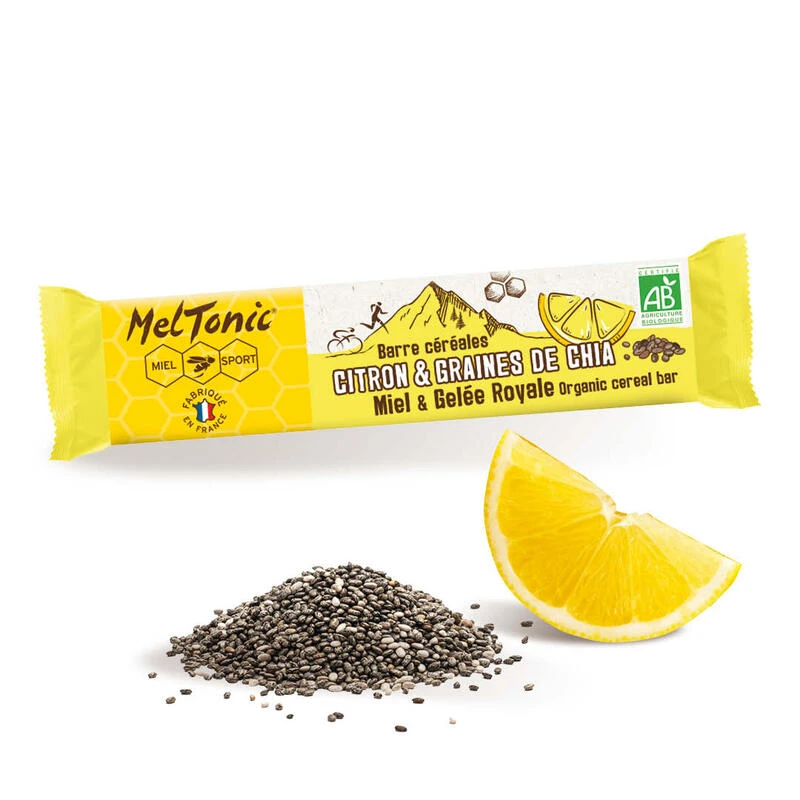 BARRES CEREALES BIO - CITRON MIEL GELEE ROYALE X5 3 BARRES CEREALES BIO - CITRON MIEL GELEE ROYALE X5