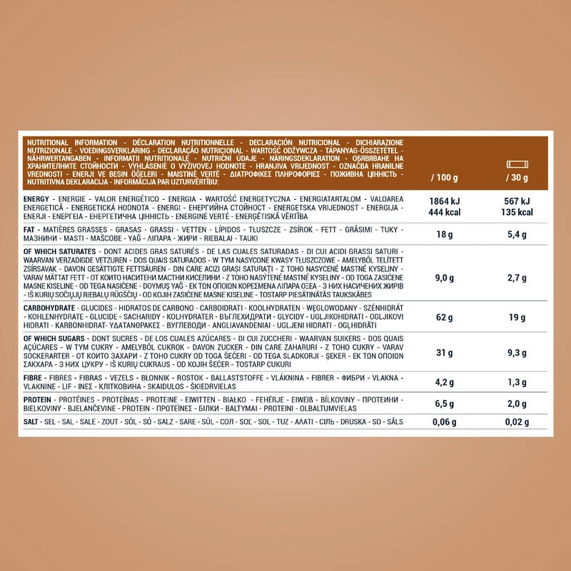 Decathlon Barres De Céréales Enrobée BIO Chocolat X15 4 Decathlon Barres De Céréales Enrobée BIO Chocolat X15 – Image 2