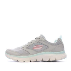 Baskets Grises Femme Skechers Active Flow