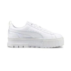 Baskets Puma Mayze Classic, Blanc, Femmes -Magasin De Sport baskets puma mayze classic blanc femmes 4