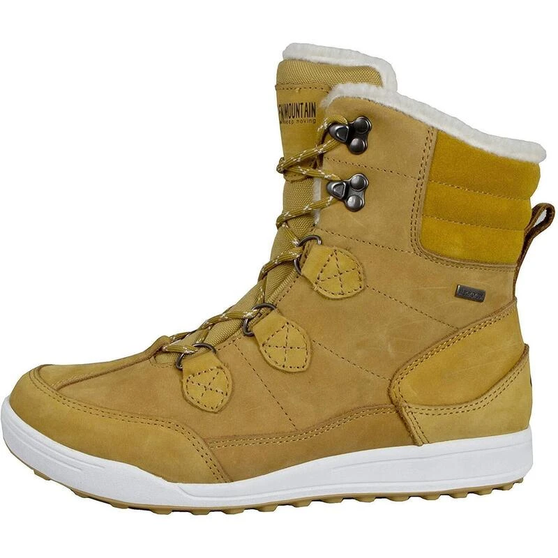 Bottes En Fourrure Pour Femme Avec Bottes D'hiver Imperméables En Laine D'agneau 5 Bottes En Fourrure Pour Femme Avec Bottes D'hiver Imperméables En Laine D'agneau – Image 3