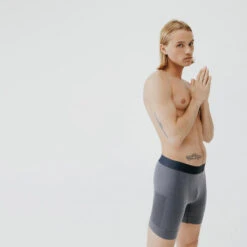 Kalenji BOXER DE RUNNING HOMME DRY PERF 900 GRIS BLEU -Magasin De Sport boxer de running homme dry perf 900 gris bleu 3