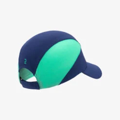 Casquette De Running Enfant Respirante - KIPRUN Run Dry Marine Verte -Magasin De Sport casquette de running enfant respirante kiprun run dry marine verte 4