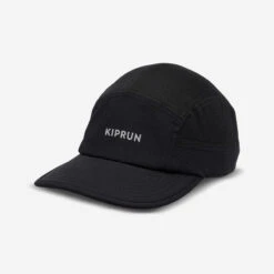 Casquette Running Homme Femme - KIPRUN 5 Panneaux Noir
