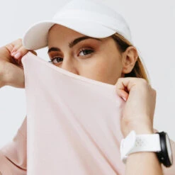 Casquette Running Homme Femme - KIPRUN Ajustable Blanc -Magasin De Sport casquette running homme femme kiprun ajustable blanc 3