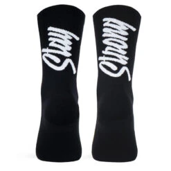 Chaussette De Course Unisexe Stay Strong, Tricotée Noire