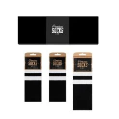 Chaussettes American Socks All Blacks - Gift Box -Magasin De Sport chaussettes american socks all blacks gift box 4