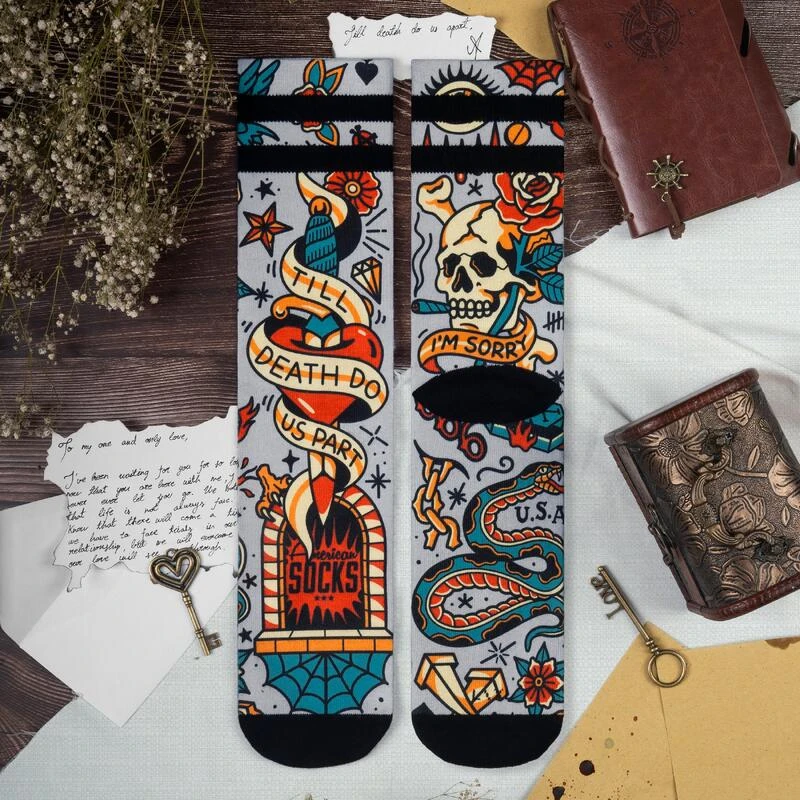Chaussettes American Socks Till Death Do Us Part - Mid High 6 Chaussettes American Socks Till Death Do Us Part - Mid High – Image 4
