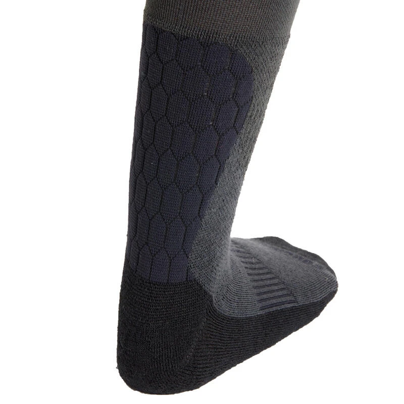 Chaussettes Chaudes équitation Adulte 500 WARM Gris Et Noir 5 Chaussettes Chaudes équitation Adulte 500 WARM Gris Et Noir – Image 3