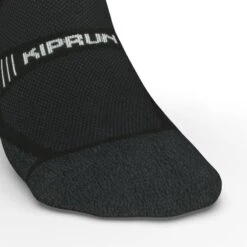 CHAUSSETTES DE RUNNING RUN900 FINES MI-MOLLET NOIRES -Magasin De Sport chaussettes de running run900 fines mi mollet noires 4