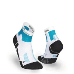 CHAUSSETTES DE RUNNING RUN900 X BLANC/BLEU -Magasin De Sport chaussettes de running run900 x blancbleu 5