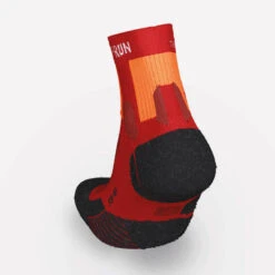 CHAUSSETTES DE RUNNING RUN900 X ROUGE/ORANGE -Magasin De Sport chaussettes de running run900 x rougeorange 2