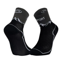 BV Sport Chaussettes DOUBLE GR MID Noir
