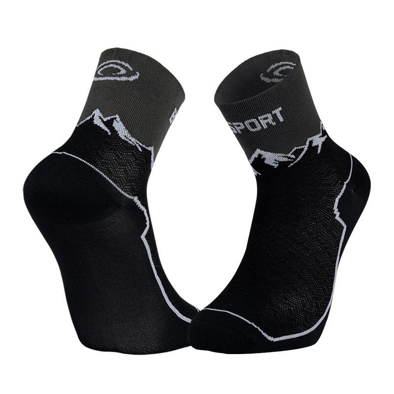 BV Sport Chaussettes DOUBLE GR MID Noir 3 BV Sport Chaussettes DOUBLE GR MID Noir