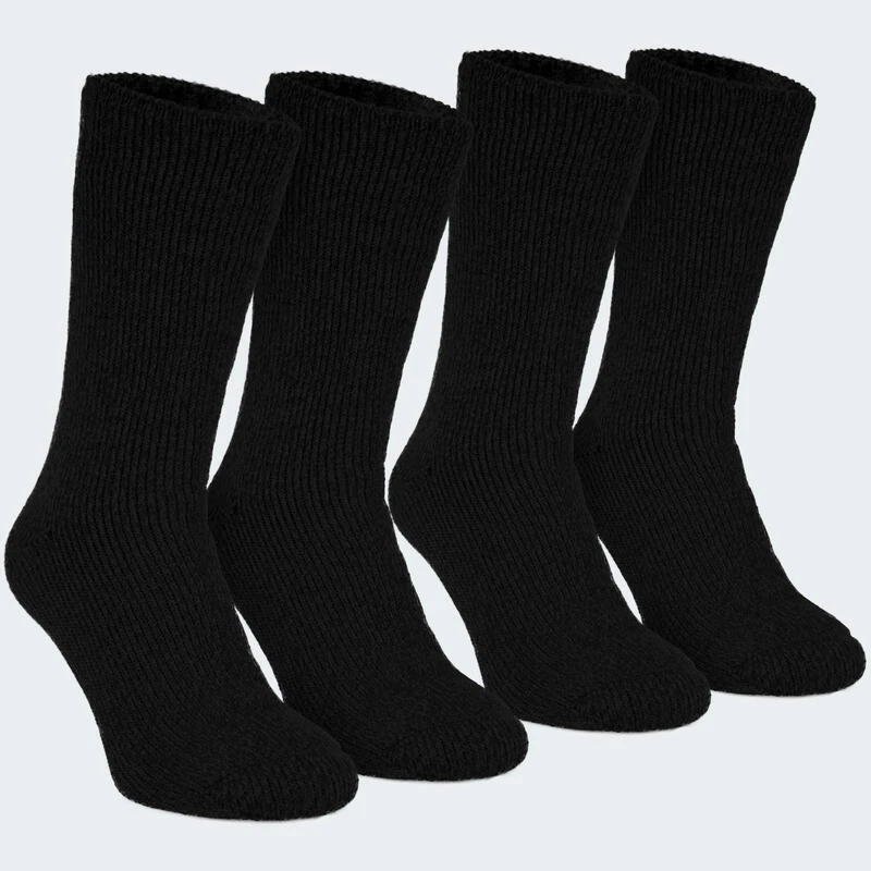 Chaussettes Thermiques | 2 Paires | Femme | Taille Unique | Noir 4 Chaussettes Thermiques | 2 Paires | Femme | Taille Unique | Noir – Image 2
