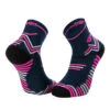 BV Sport Chaussettes TRAIL ULTRA Bleu-rose -Magasin De Sport chaussettes trail ultra bleu rose