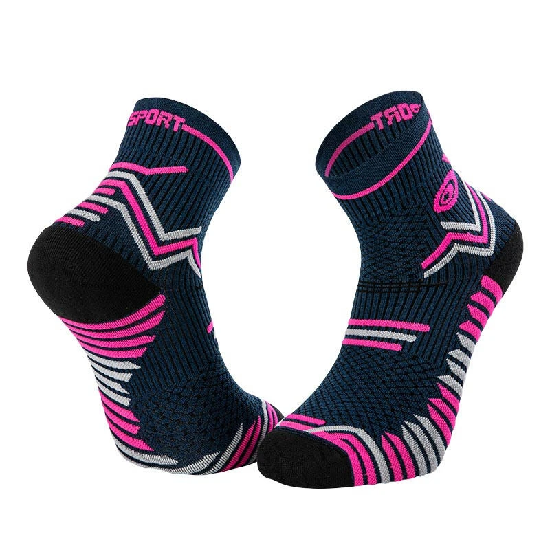 BV Sport Chaussettes TRAIL ULTRA Bleu-rose 3 BV Sport Chaussettes TRAIL ULTRA Bleu-rose