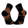 BV Sport Chaussettes TREK GR MID "LYOCELL" Noir/Marron -Magasin De Sport chaussettes trek gr mid lyocell noirmarron