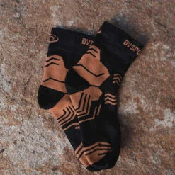 BV Sport Chaussettes TREK GR MID "LYOCELL" Noir/Marron -Magasin De Sport chaussettes trek gr mid lyocell noirmarron 2