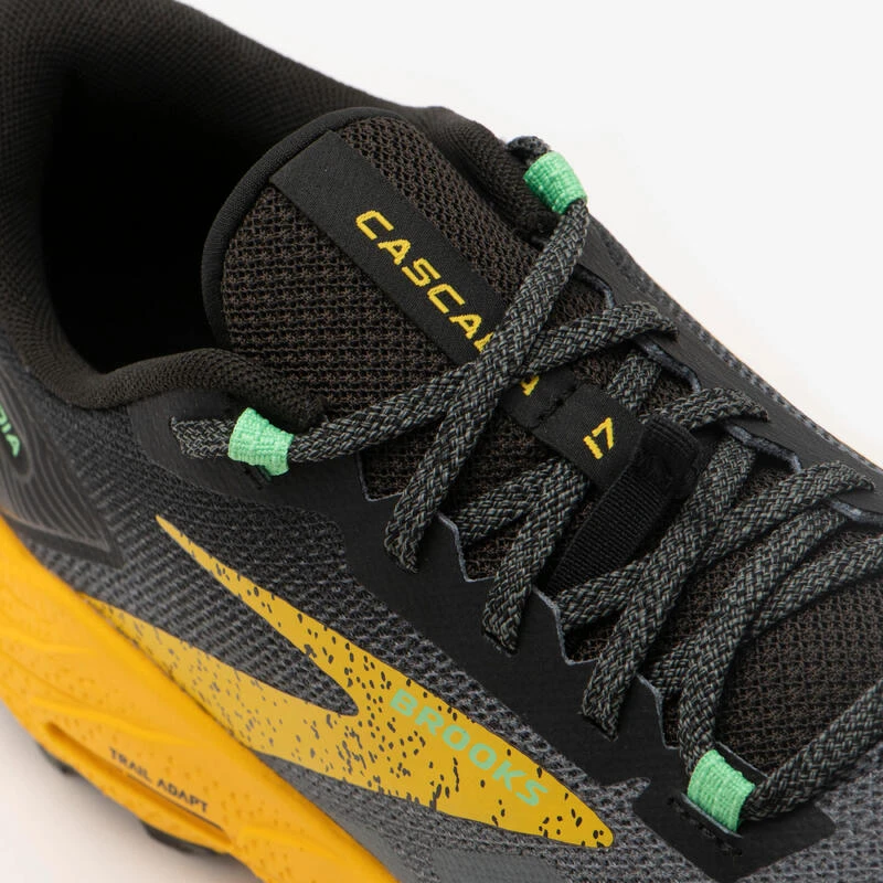 CHAUSSURE DE RUNNING TRAIL HOMME BROOKS RUNNING CASCADIA 17 JAUNE ET GRIS 7 CHAUSSURE DE RUNNING TRAIL HOMME BROOKS RUNNING CASCADIA 17 JAUNE ET GRIS – Image 5