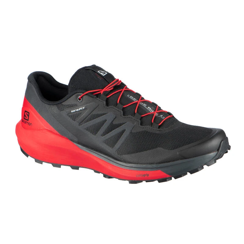 CHAUSSURE DE TRAIL RUNNING SALOMON SENSE RIDE 4 NOIR ROUGE 3 CHAUSSURE DE TRAIL RUNNING SALOMON SENSE RIDE 4 NOIR ROUGE