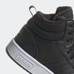 CHAUSSURE FEMME HOOPS 3.0 MID WTR ADIDAS NOIRE -Magasin De Sport chaussure femme hoops 30 mid wtr adidas noire 4