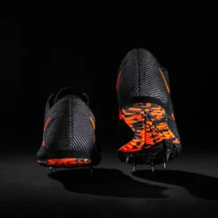CHAUSSURES A POINTES D'ATHLETISME POUR LE CROSS AT CROSS NOIRE ET ORANGE -Magasin De Sport chaussures a pointes dathletisme pour le cross at cross noire et orange 4