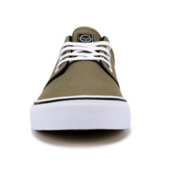 Chaussures Basses Skateboard-longboard Adulte VULCA 100 Kaki Blanc -Magasin De Sport chaussures basses skateboard longboard adulte vulca 100 kaki blanc 3