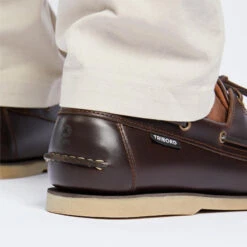 Tribord Chaussures Bateau Cuir Sailing 500 Homme Marron -Magasin De Sport chaussures bateau cuir sailing 500 homme marron 5