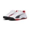 Chaussures De Padel NOVA Court PUMA White Black Active Red -Magasin De Sport chaussures de padel nova court puma white black active red