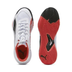 Chaussures De Padel NOVA Court PUMA White Black Active Red -Magasin De Sport chaussures de padel nova court puma white black active red 5