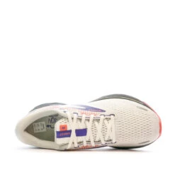 Chaussures De Running Blanches/Rouges Mixte Brooks Ghost 14 -Magasin De Sport chaussures de running blanchesrouges mixte brooks ghost 14 3
