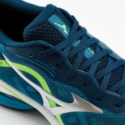 CHAUSSURES DE RUNNING HOMME MIZUNO WAVE ULTIMA 13 BLEU VERT -Magasin De Sport chaussures de running homme mizuno wave ultima 13 bleu vert 5
