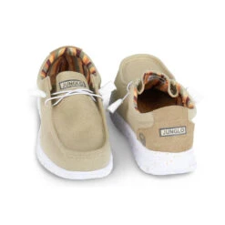 Chaussures Léger Pour Marcher Unisex Junglo Two Beige Stripes -Magasin De Sport chaussures leger pour marcher unisex junglo two beige stripes 2
