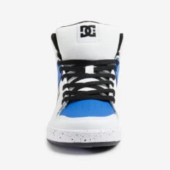 CHAUSSURES MONTANTES DE SKATE POUR ENFANT DC SHOES CURE BLEU ET BLANC -Magasin De Sport chaussures montantes de skate pour enfant dc shoes cure bleu et blanc 2