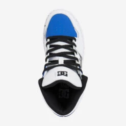 CHAUSSURES MONTANTES DE SKATE POUR ENFANT DC SHOES CURE BLEU ET BLANC -Magasin De Sport chaussures montantes de skate pour enfant dc shoes cure bleu et blanc 5