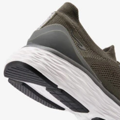 Kalenji CHAUSSURES RUNNING CONFORT KNIT KAKI -Magasin De Sport chaussures running confort knit kaki 2