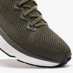 Kalenji CHAUSSURES RUNNING CONFORT KNIT KAKI -Magasin De Sport chaussures running confort knit kaki 3