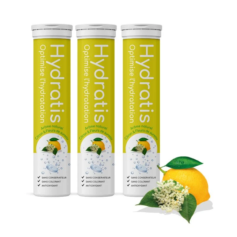COFFRET 3x TUBES De CITRON FLEURS DE SUREAU, Boisson Hydratation 3 COFFRET 3x TUBES De CITRON FLEURS DE SUREAU, Boisson Hydratation