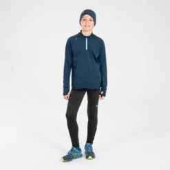 COLLANT DE RUNNING CHAUD ENFANT - KIPRUN WARM+ NOIR -Magasin De Sport collant de running chaud enfant kiprun warm noir 3