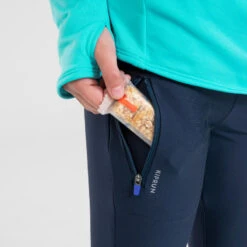 COLLANT DE RUNNING RESPIRANT ENFANT - KIPRUN DRY BLEU MARINE -Magasin De Sport collant de running respirant enfant kiprun dry bleu marine 2