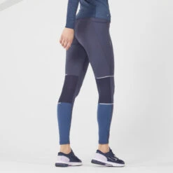 COLLANT RUNNING CHAUD FEMME- KIPRUN WARM BLEU -Magasin De Sport collant running chaud femme kiprun warm bleu 2