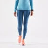 COLLANT RUNNING CHAUD FEMME KIPRUN WARM TURQUOISE -Magasin De Sport collant running chaud femme kiprun warm turquoise