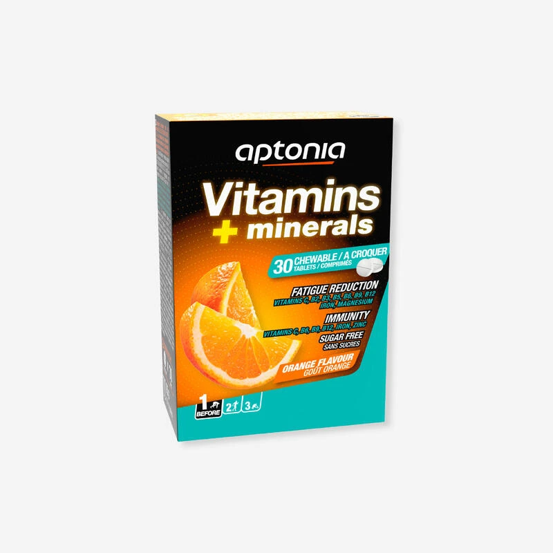 Decathlon Complément Alimentaire Comprimés VITAMINES Et MINERAUX Orange X30 2 Decathlon Complément Alimentaire Comprimés VITAMINES Et MINERAUX Orange X30