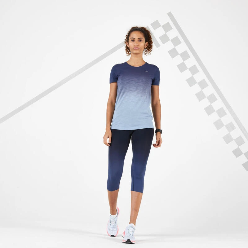 CORSAIRE RUNNING FEMME RESPIRANT KIPRUN CARE NOIR BLEU 4 CORSAIRE RUNNING FEMME RESPIRANT KIPRUN CARE NOIR BLEU – Image 2