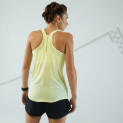 Débardeur Running Avec Brassière Intégrée Femme - KIPRUN Run 500 Confort Jaune 11 Débardeur Running Avec Brassière Intégrée Femme - KIPRUN Run 500 Confort Jaune -Magasin De Sport debardeur running avec brassiere integree femme kiprun run 500 confort jaune 2