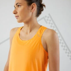 Débardeur Running Léger Femme - KIPRUN Run 900 Light Orange -Magasin De Sport debardeur running leger femme kiprun run 900 light orange 3