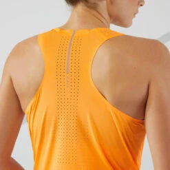 Débardeur Running Léger Femme - KIPRUN Run 900 Light Orange -Magasin De Sport debardeur running leger femme kiprun run 900 light orange 5